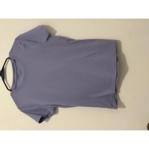 DKNY Lavender Short Sleeve Crew Neck T-Shirt Size Large